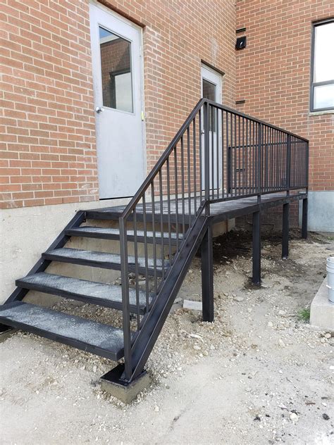 fabricate metal steps|exterior metal steps.